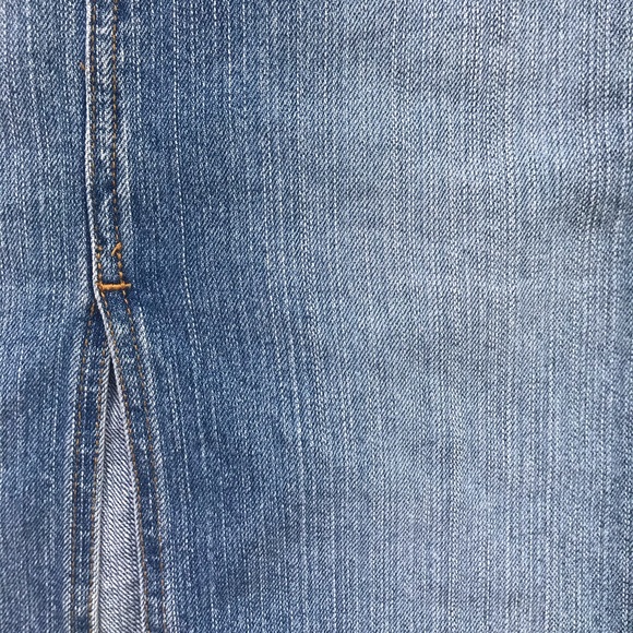 Vintage High Waisted Denim Skirt - Picture 5 of 8